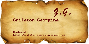 Grifaton Georgina névjegykártya